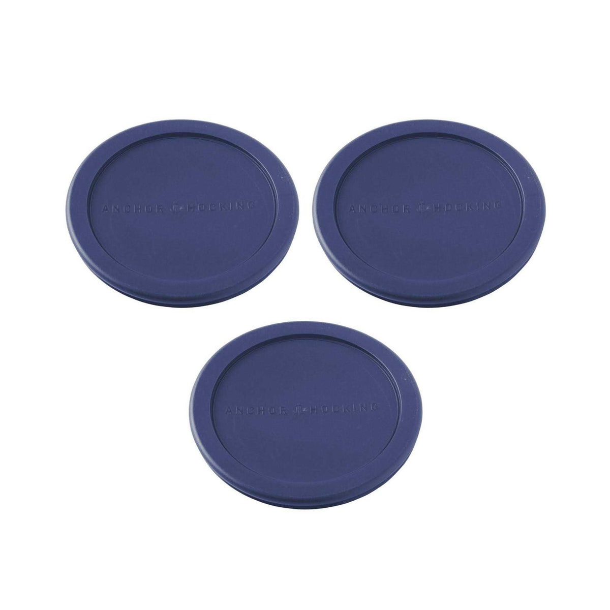 Anchor Hocking 4-Cup Round Food Storage Replacement Lids Set