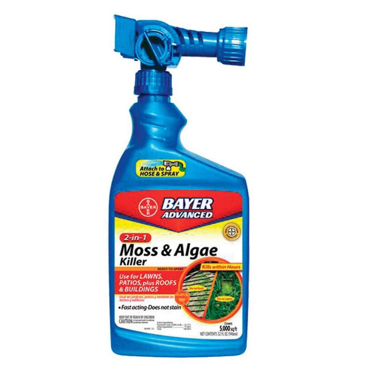 BioAdvanced Moss & Algae Killer 2-in-1