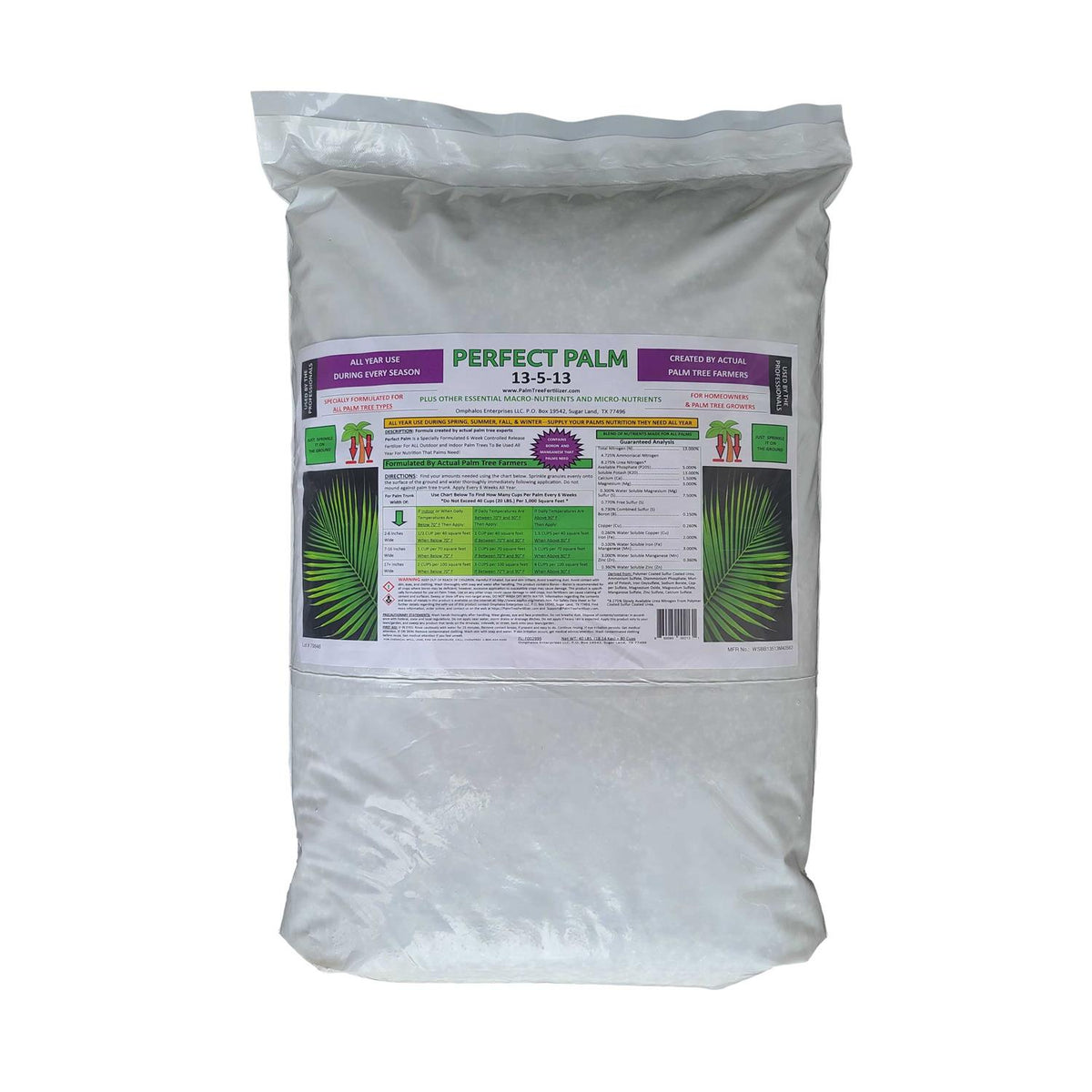 40 LB. Perfect Palm Fertilizer Bulk Bag
