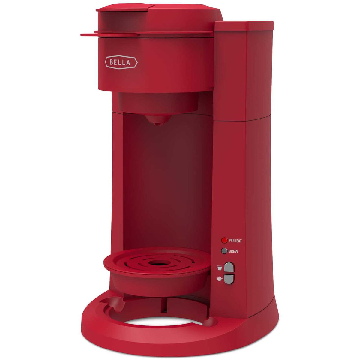 Bella 15 oz. Dual Brew Single Serve Coffee Maker with Auto Shutoff