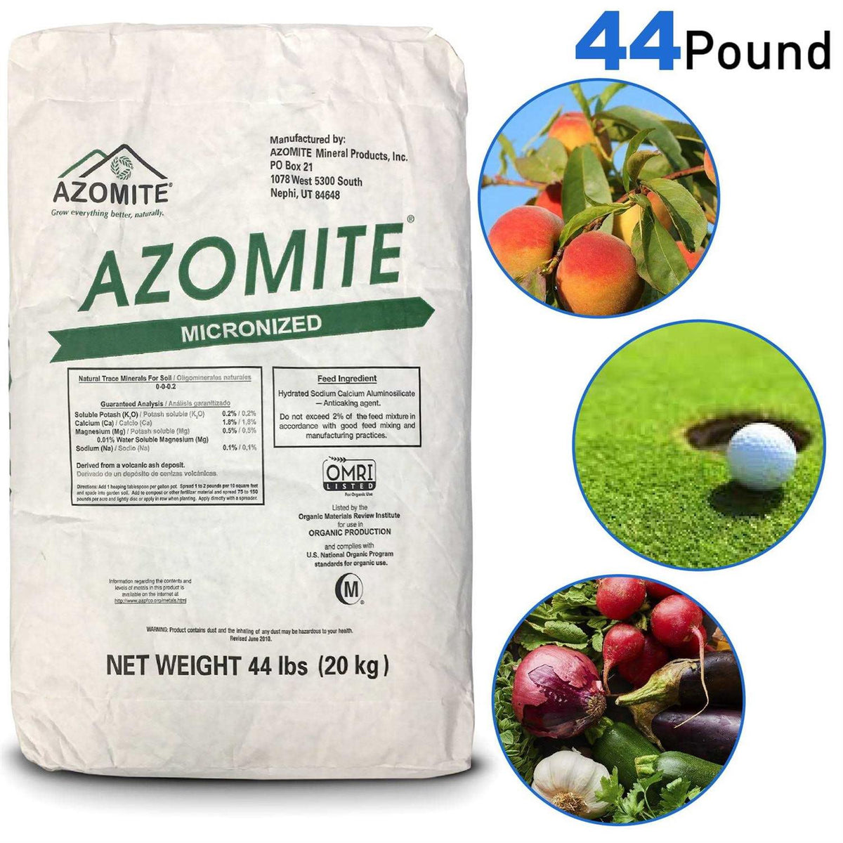 Azomite Micronized 44 lb Bag