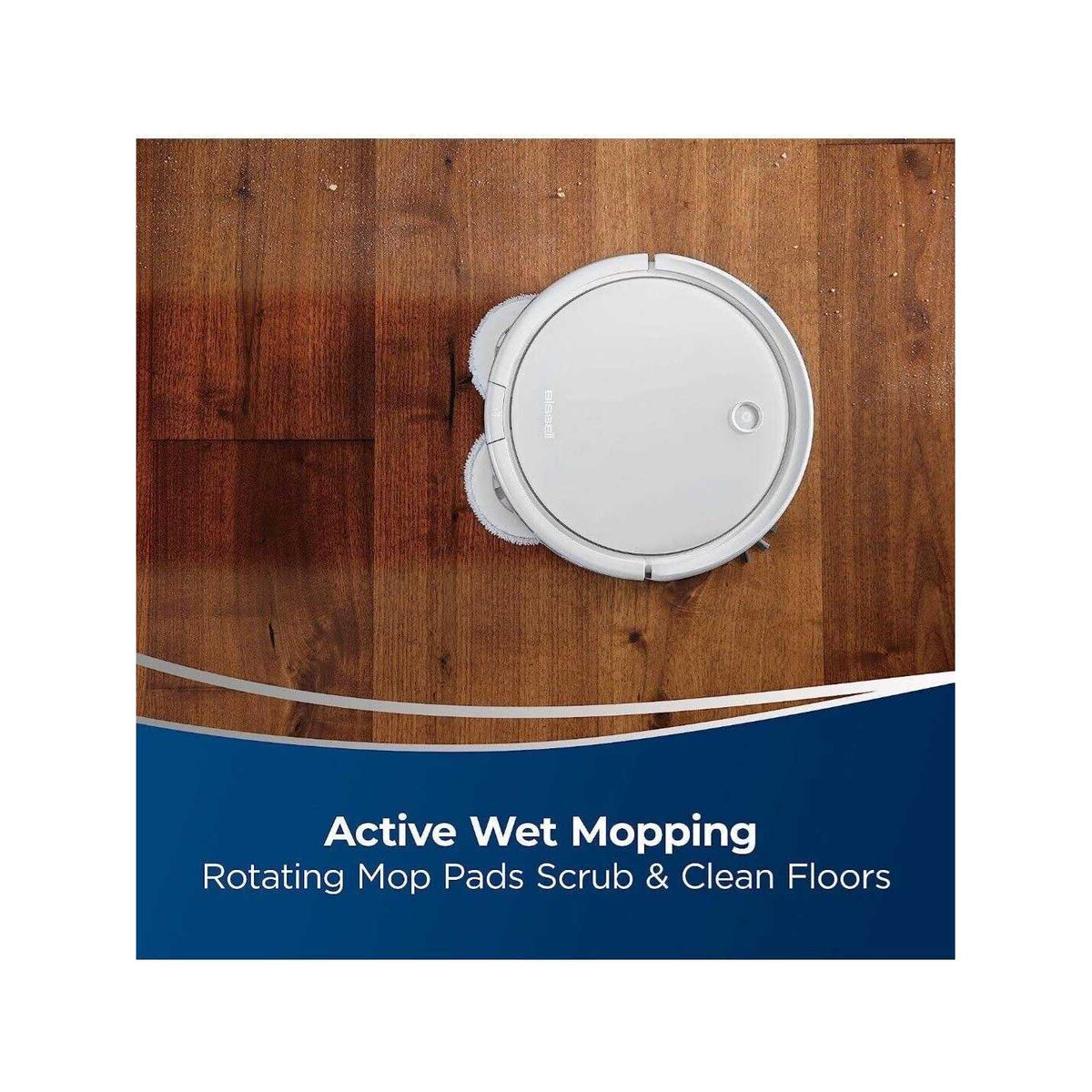 Bissell SpinWave Pet Robot 2-in-1 Wet Mop and Dry Robot Vacuum