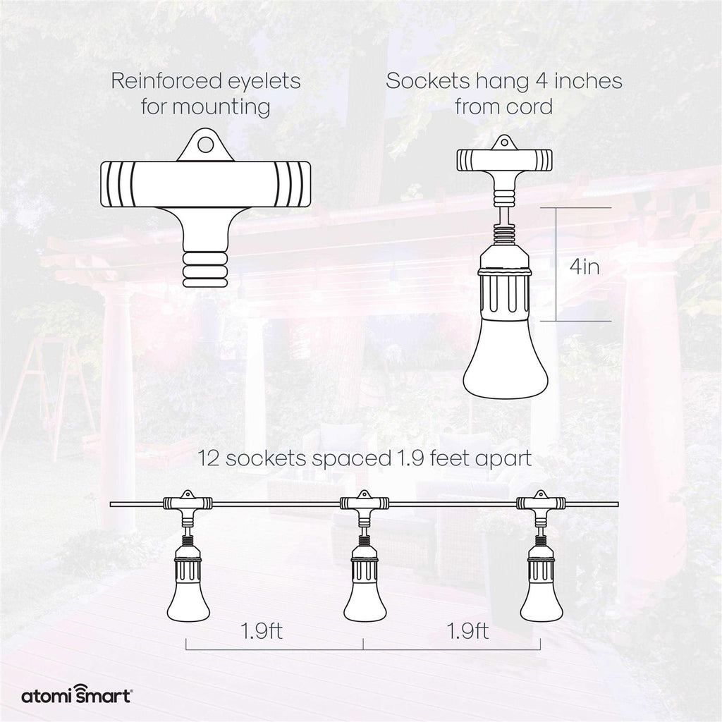 Atomi Color Smart LED String Lights