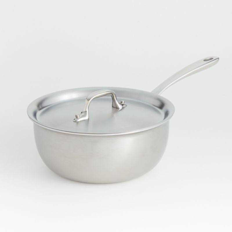 All-Clad d3 Curated 2.5-Quart Saucier with Lid