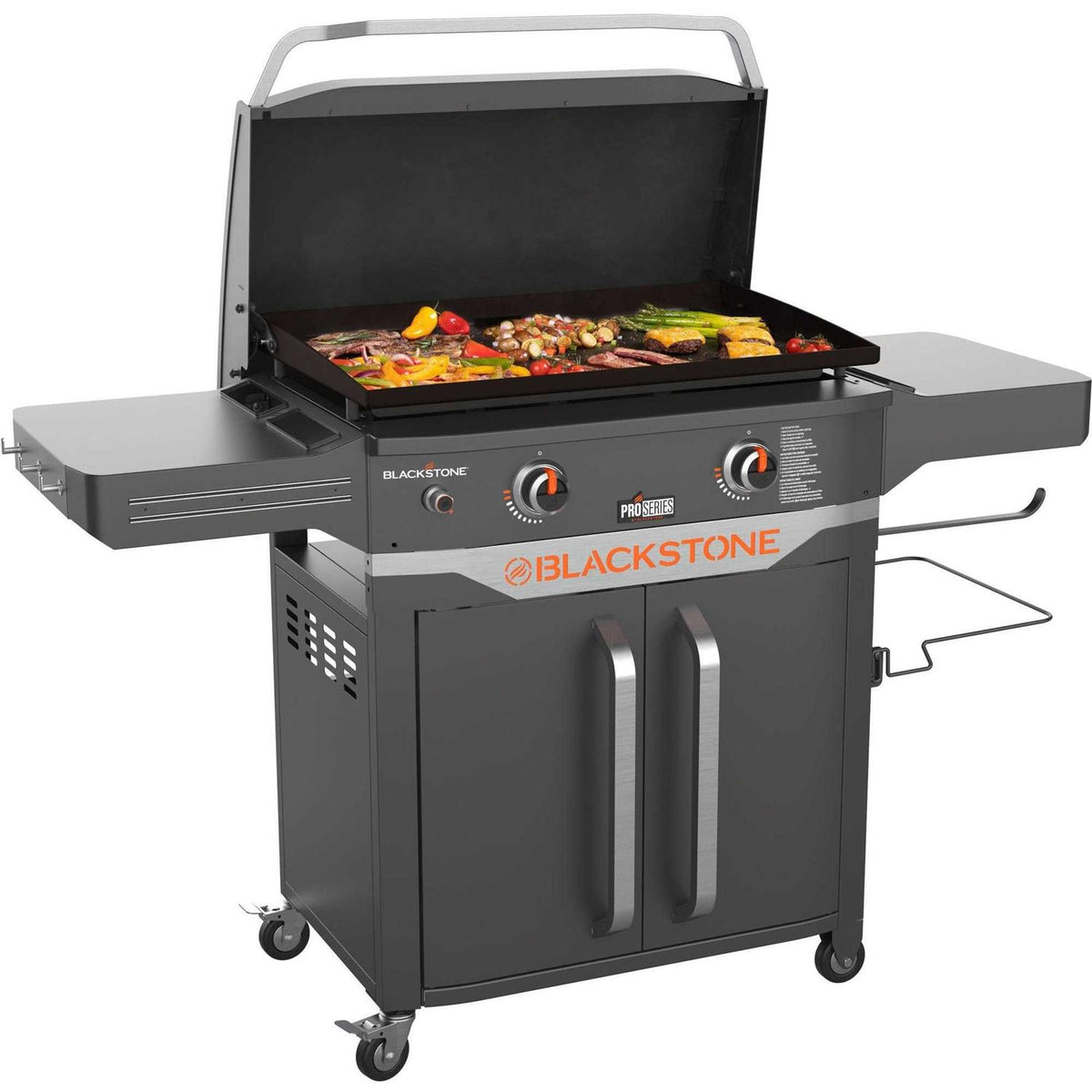 Blackstone ProSeries 2 Burner 28 Outdoor Cabinet Griddle with Hood