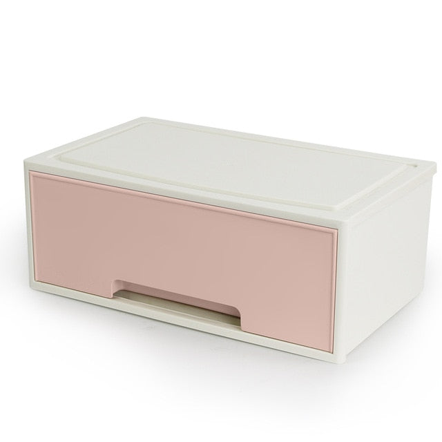 BNBS 1Pcs Combinable Nail Polish Lipstick Storage Box Makeup Organizer Cosmetic Jewelry Case Drawer Desktop Sundries Container